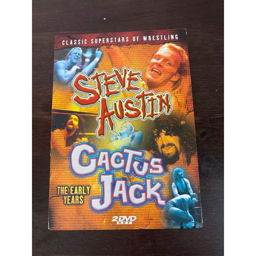 Classic Superstars of Wrestling Steve Austin Cactus Jack The Early Years 2 DVD